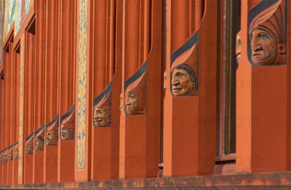 Facade design in the courtyard, City Hall, Basel