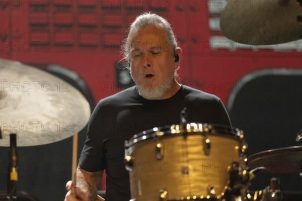 Jean-Paul Gaster, drummer of Clutch, live on UK & European Tour 2025 at Huxleys Neue Welt in Berlin on 03.12.2025