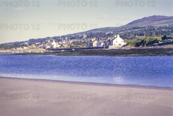 Parrog across River Nevern, Newport, Pembrokeshire Coast national park, Wales, UK 16 July 1971