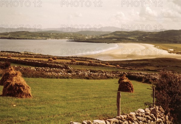 Killahoey Beach near Portnablagh, Sheephaven Bay, County Donegal, Ireland 1960s