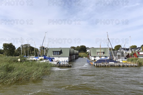 Port of Althagen auf dem DarÃŸ, Mechlenburg-Vorpommern, Germany