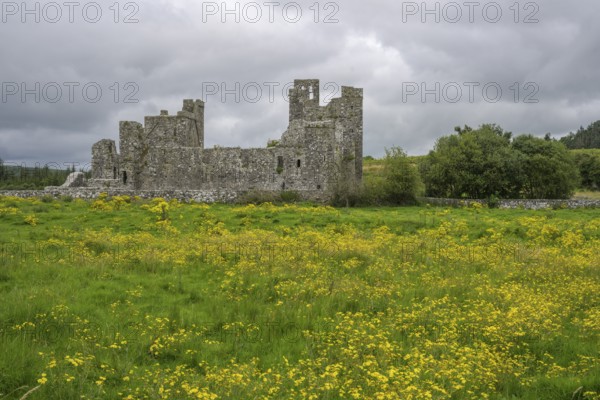 Ruins of Fore Apbbey, Fore, County Westmeath, Ireland