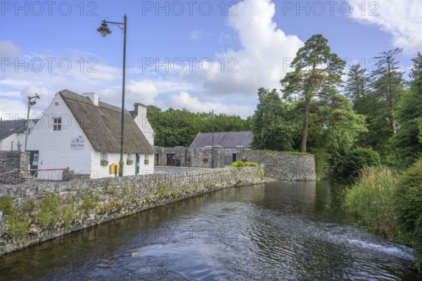 Thatched house (Museum Film Quiet man), Cong, County Mayo, Ireland