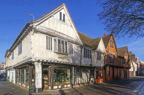 Curson Lodge, historic 15th-century listed timber-framed building, Silent Street, Ipswich, Suffolk, England, UK