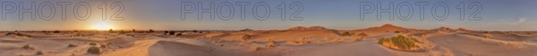 MAR, Sahara, Sunrise, Pano, HDR