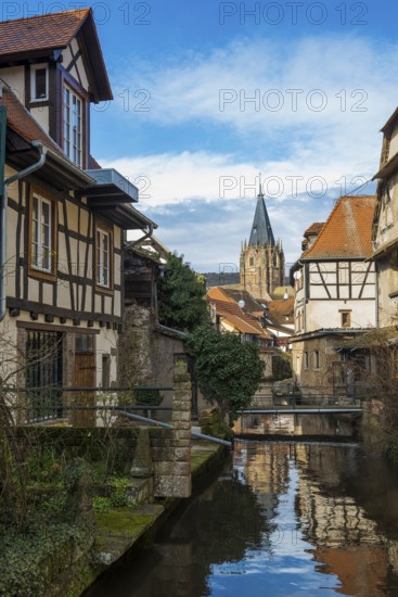 Gothic Church of St. Peter and Paul, Saints-Pierre-et-Paul, Wissembourg, Weissenburg, Alsace, Bas-Rhin Department, France