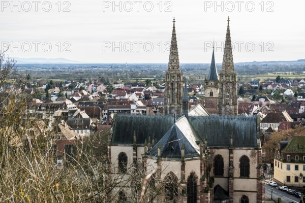 Church of St. Peter and Paul, Obernai, Alsace, Bas-Rhin Department, France