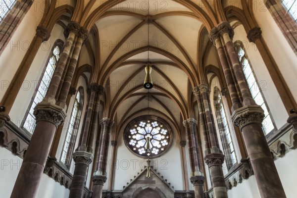 Interior view, Chapelle Notre-Dame, Molsheim, Alsace, Bas-Rhin Department, France