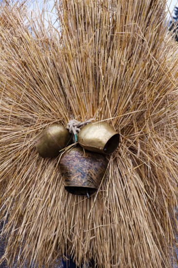 Buttnmandl bells from behind, Bischofswiesen, Berchtesgadener Land, Upper Bavaria, Bavaria, Germany