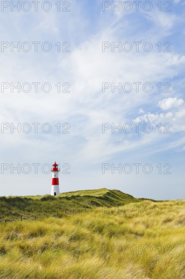 Lighthouse List-Ost am Ellenbogen on the island of Sylt, Germany