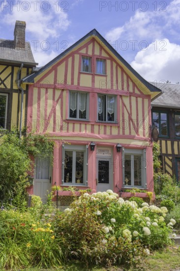 Timbered houses, Le Bec-Hellouin, Eure, France