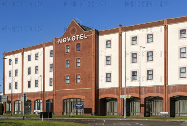 Novotel Ipswich Centre hotel building, Ipswich town centre, Suffolk, England, UK