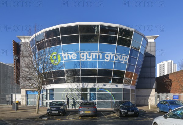The Gym Group building, Cardinal Park, Ipswich town centre, Suffolk, England, UK