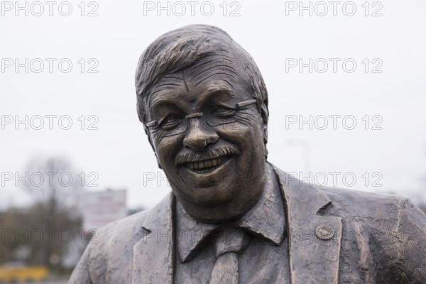 Walter LÃ¼bcke memorial at the erection of Walter LÃ¼bcke Platz in front of the Konrad Adenauer Haus, the party headquarters of the Christian Democratic Union (CDU) on 02.12.2025. The square was erected by the Centre for Political Beauty (ZPS) and approved by the Berlin Mitte district office for two years. Walter LÃ¼bcke was a member of the Hessian state parliament for the CDU and was murdered by an AfD supporter on 2 June 2019