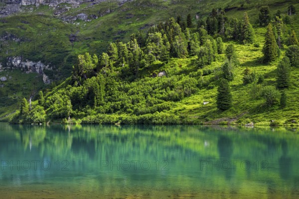 Engstlensee on Engstlenalp in Gental, Canton of Bern, Switzerland