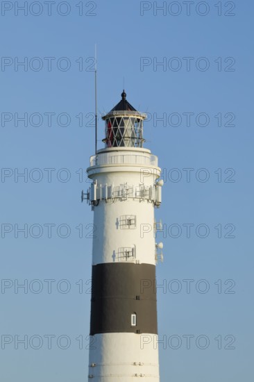 Langer Christian lighthouse near Kampen on the island of Sylt, Germany