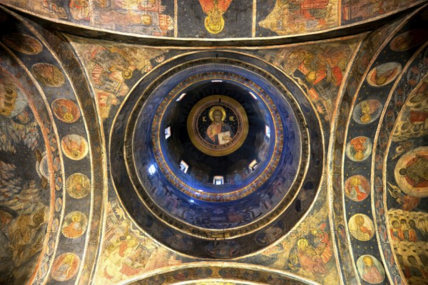 Stavropoleos Monastery and Church, Ceiling, Bucharest, Romania