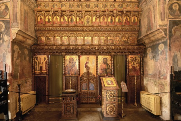 Stavropoleos Monastery and Church, Iconostasis, Bucharest, Romania