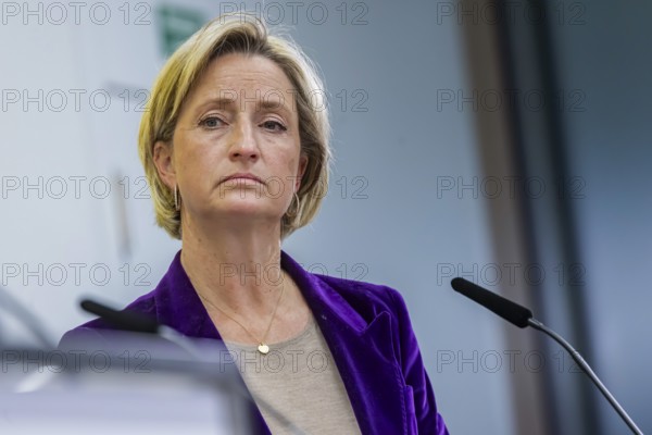 Annual event on the BW Automotive Industry Strategy Dialogue (SDA) in Stuttgart. Nicole Hoffmeister-Kraut (CDU, Minister of Economics BW) . Automotive industry conference. Stuttgart, Baden-WÃ¼rttemberg, Germany