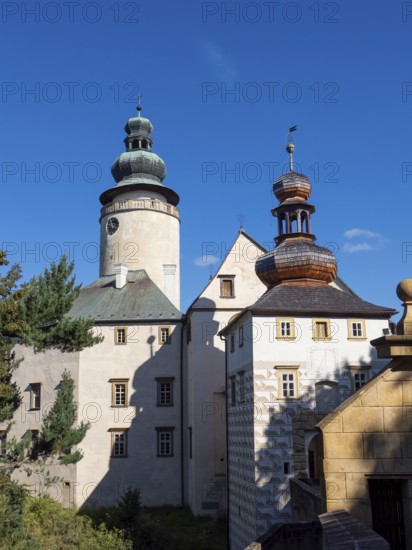 Lemberk Castle, Castle Towers, Fairytale Castle, Lusatian Mountains, Bohemia, Czech Republic