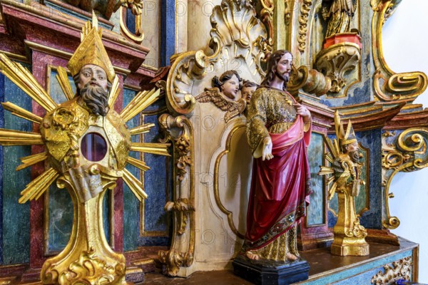 Baroque art is present in the historical churches of Minas Gerais, Congonhas, Minas Gerais, Brazil