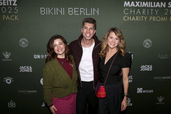 Ronja Forcher, Maximilian Seitz, Luise BÃ¤hr, 5th Charity Celebrity Pack 2025 campaign for street sweeps e.V. at Bikini Berlin, 26.11.2025