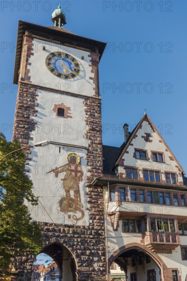 The historic Schwabentor in Freiburg im Breisgau