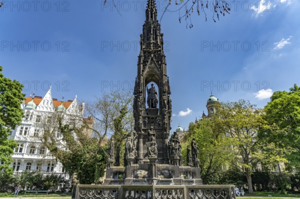 Kranner's Fountain or monument to Austrian Emperor Francis I Prague, Czech Republic