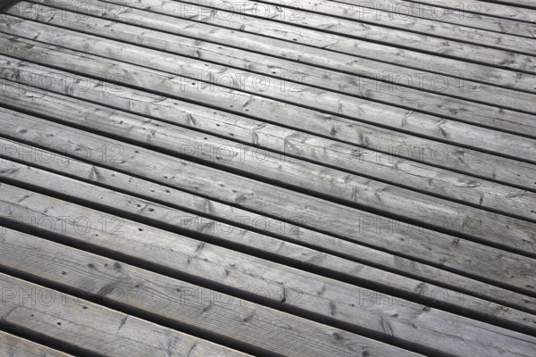 Close-up of grey wooden boards arranged in parallel