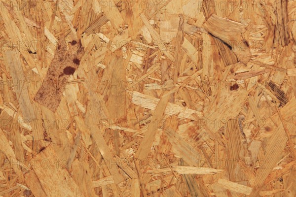 Particleboard made from wood fibers with a natural, coarser surface
