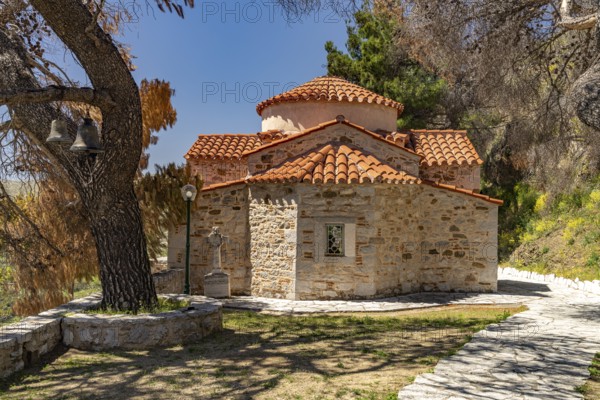 Holy Chapel of the Transfiguration of the Redeemer, Hosios Luke Monastery, UNESCO World Heritage Site in Steiri, Greece