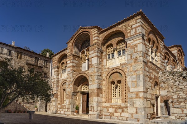 Catholic of Hosios Lukas Monastery, UNESCO World Heritage Site in Steiri, Greece