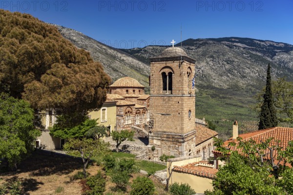 Hosios Luke Monastery, UNESCO World Heritage Site in Steiri, Greece