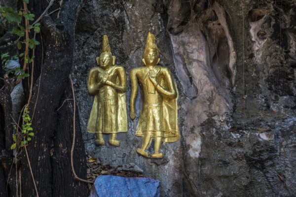 Tham Phra Non, Reclining Buddha Cave, Wat Ao Noi, Prachuap Khiri Khan, Prachuap Khiri Khan Province, Central Thailand, Thailand