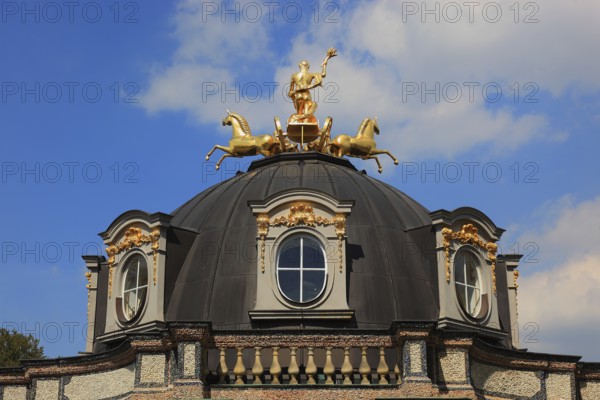 Sun Temple, New Palace, Hermitage in Bayreuth, Upper Franconia, Bavaria, Germany
