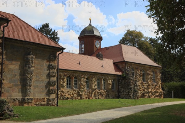 Old castle in the Hermitage in Bayreuth, Upper Franconia, Bavaria, Germany
