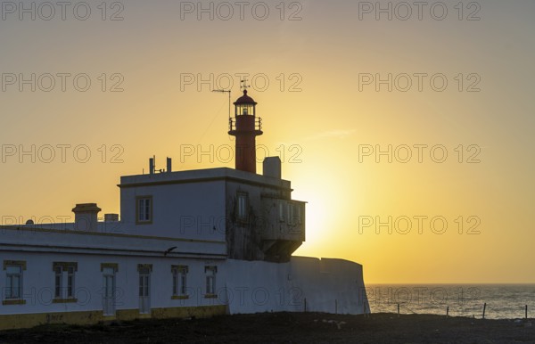 Farol de Cabo Raso Lighthouse, SÃ£o Bras de Sanxete Fortress, Cascais, Portugal