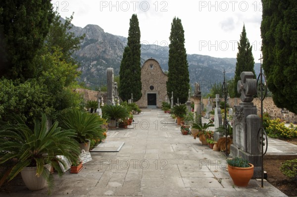 Cemetery in Majorca, Spain