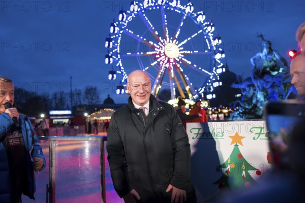 Kai Wegner, Governing Mayor of Berlin, at the opening of the Berlin Christmas Market on Alexanderplatz, Berlin, 24.11.2025