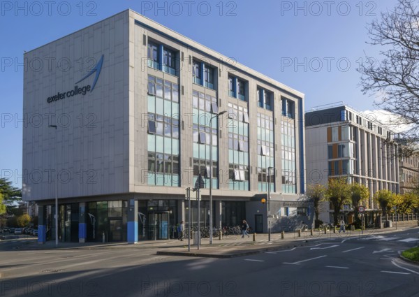 Maths and Science Centre building, Exeter College further education college, Queen Street, Exeter, Devon, England, UK