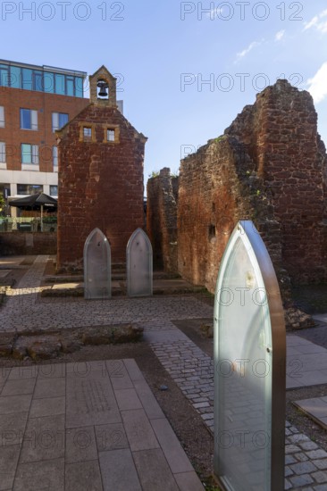 Ruins of Saint Catherine's Chapel and Almshouses, Exeter, Devon, England, UK