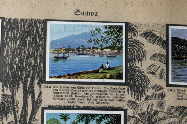 German colonies. Samoa An anthology published by Cigaretten-Bilderdienst Dresden from 1936. Germany