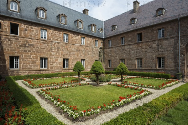 Mont Sainte-Odile Abbey, Ottrott, Bas-Rhin, Alsace, France