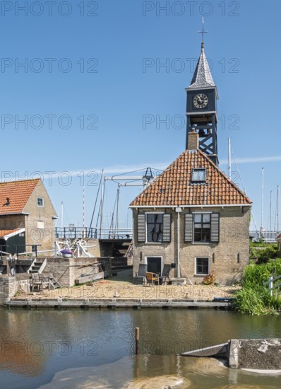 SchleusenwÃ¤rterhaus, Hindeloopen, Friesland, Netherlands