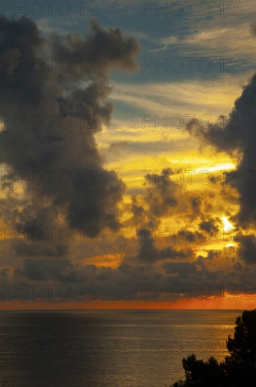 Sunset, Santa Ponsa Bay, Majorca, Spain