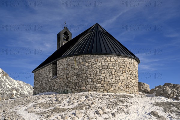 Kapelle Maria Heimsuchung am Zugspitzplatt, Grainau Municipality, Garmisch-Partenkirchen District, Bavaria, Germany