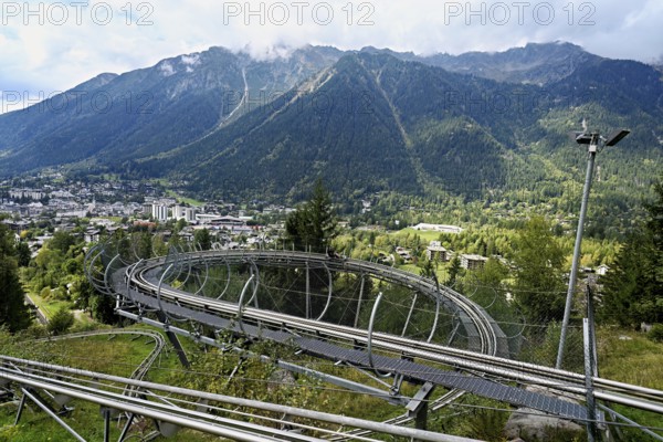Toboggan Track, Chamonix-Mont-Blanc, Haute-Savoie, France