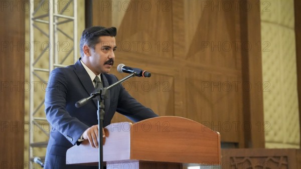 Gaziantep, Turkey â€“ November 20, 2025: Gaziantep Deputy Governor Sedat Sezik welcomed Aleppo Governor Azzam Al-Ghareeb during an official visit to the province. Their discussions focused on strengthening cooperation, expanding joint coordination, and enhancing institutional ties between Gaziantep and Aleppo, Gaziantep, Gaziantep, Turkey