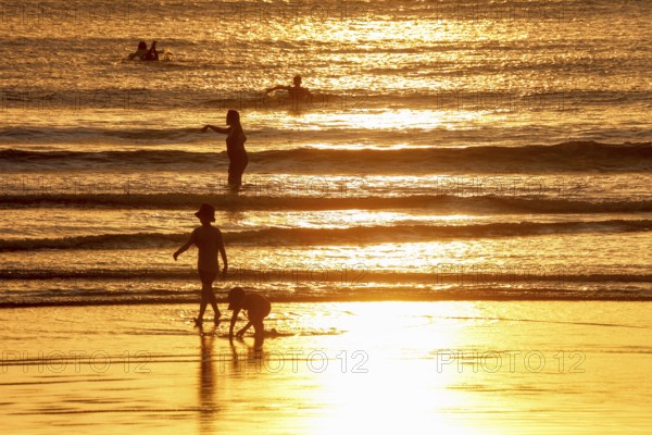 Sunset on Kuta Beach, Bali, Indonesia
