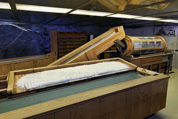 Old machine for salt production, salt mine, Bex, Canton of Vaud, Switzerland